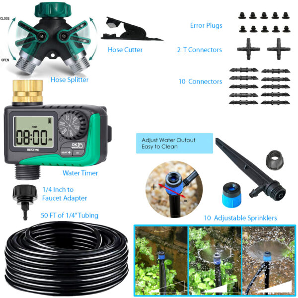 Full Faucet to Drip Irrigation kit